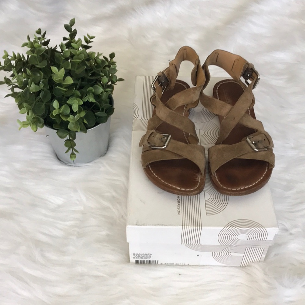 Sigerson Morris sandals in taupe suede
